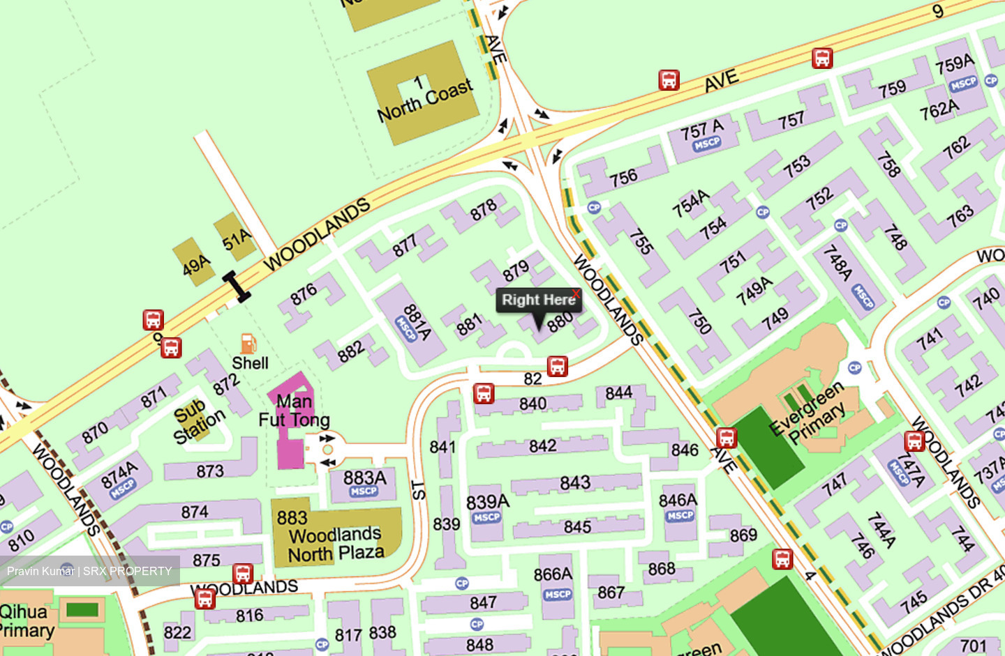 Blk 880 Woodlands Street 82 (Woodlands), HDB 4 Rooms #623100891